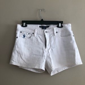white Ralph Lauren Polo shorts